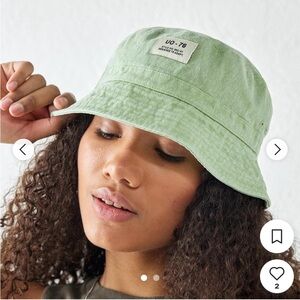 Urban Outfitters Pastel Green Bucket Hat